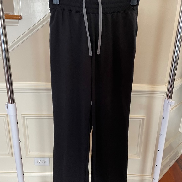 Under Armor Men Black / Gray trim Basketball Athletic Polyester Pants Bottoms M - Picture 13 of 13